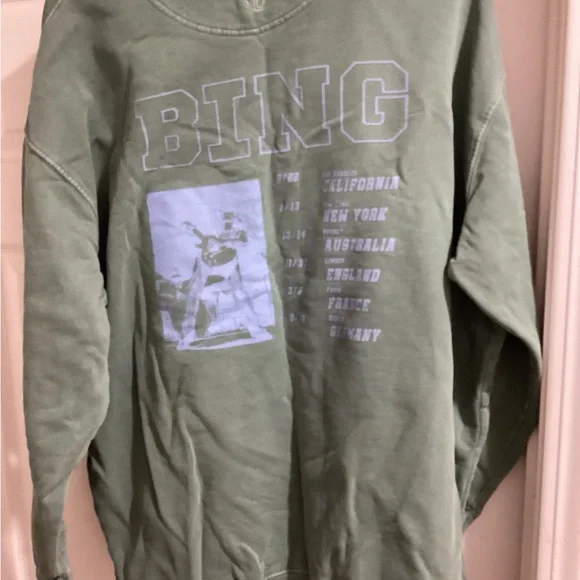 Anine Bing Green Crewneck Sweater - Picture 4 of 6